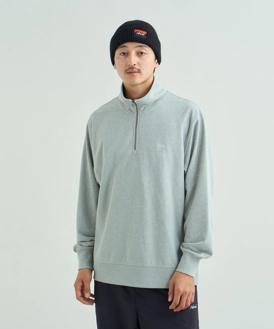 NANGA / DRY MIX TERRY HALF ZIP SWEAT 速乾毛圈半拉鍊立領衛衣