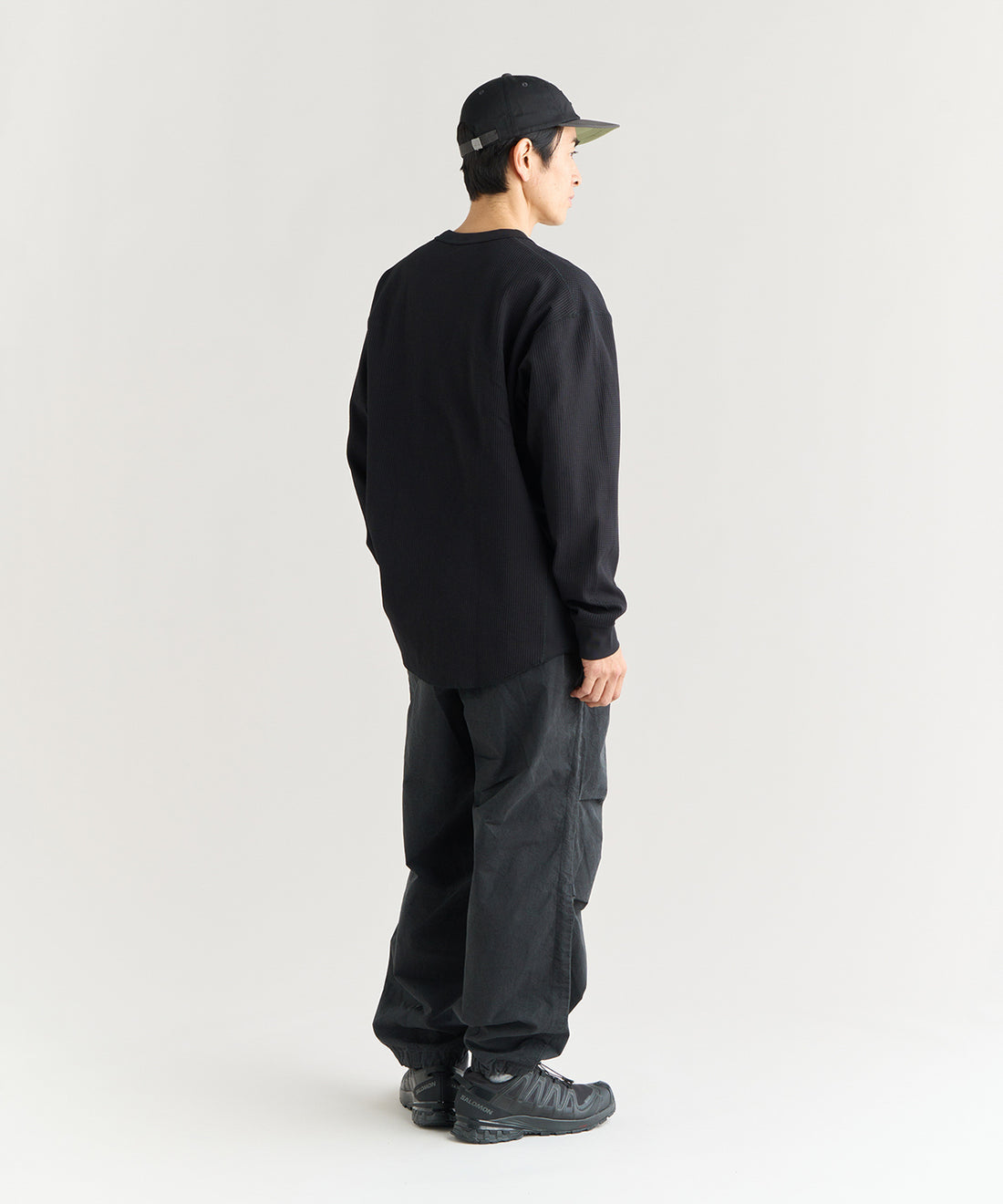 NANGA AIRFLEXR WAFFLE L/S TEE / 機能華夫格長袖T恤