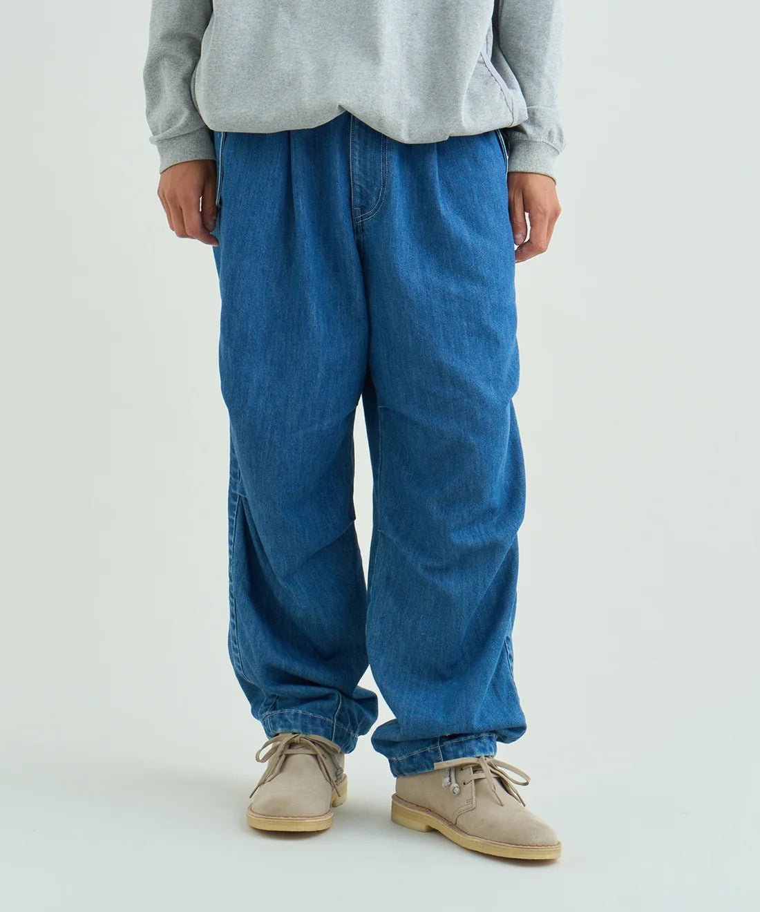 NANGA / CORDURA DENIM RELAX EASY PANTS 丹寧寬鬆鬆緊長褲
