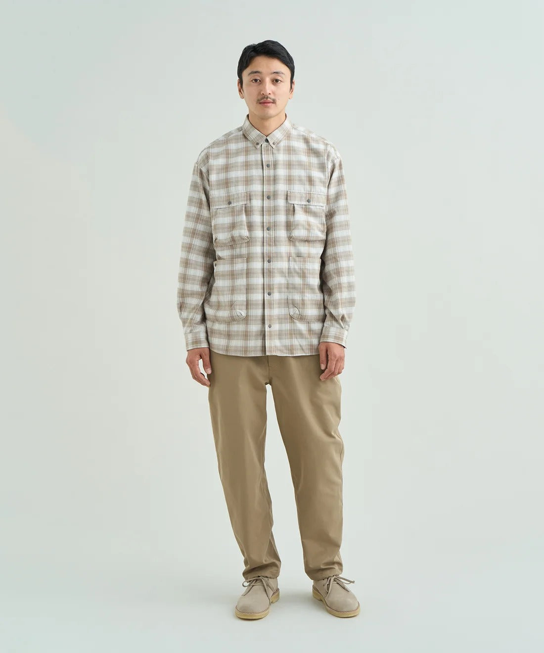 NANGA / WEAVING BELT DRY CHINO PANTS 內建織帶速乾錐形卡其褲