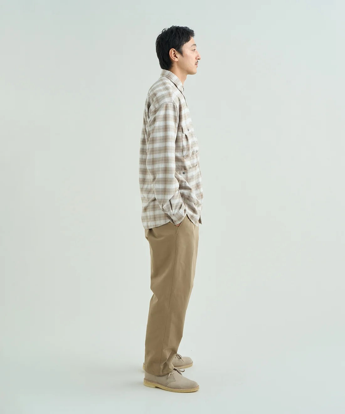 NANGA / WEAVING BELT DRY CHINO PANTS 內建織帶速乾錐形卡其褲