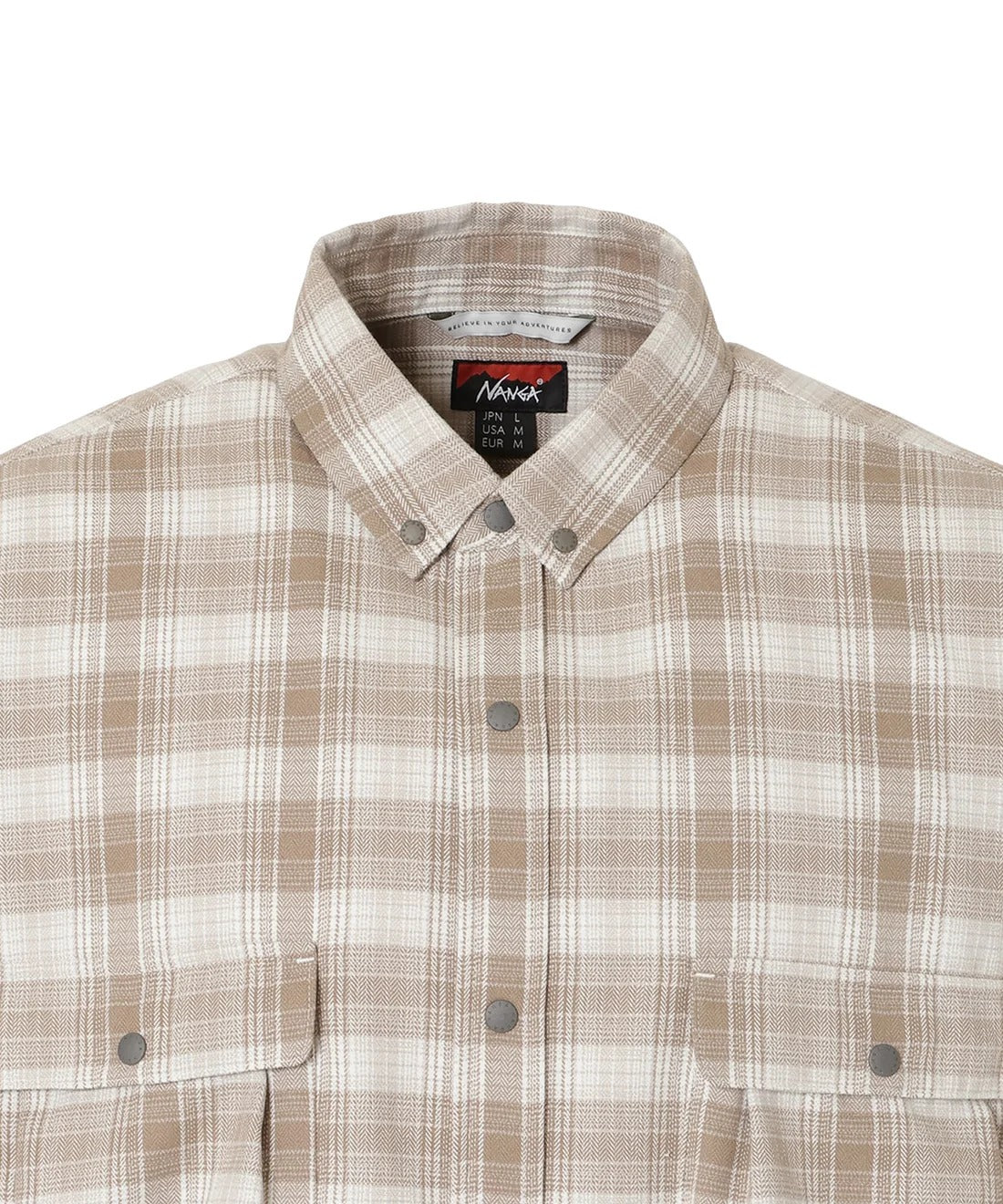 NANGA / GRID TARTAN CAMP SHIRT 格紋機能露營襯衫