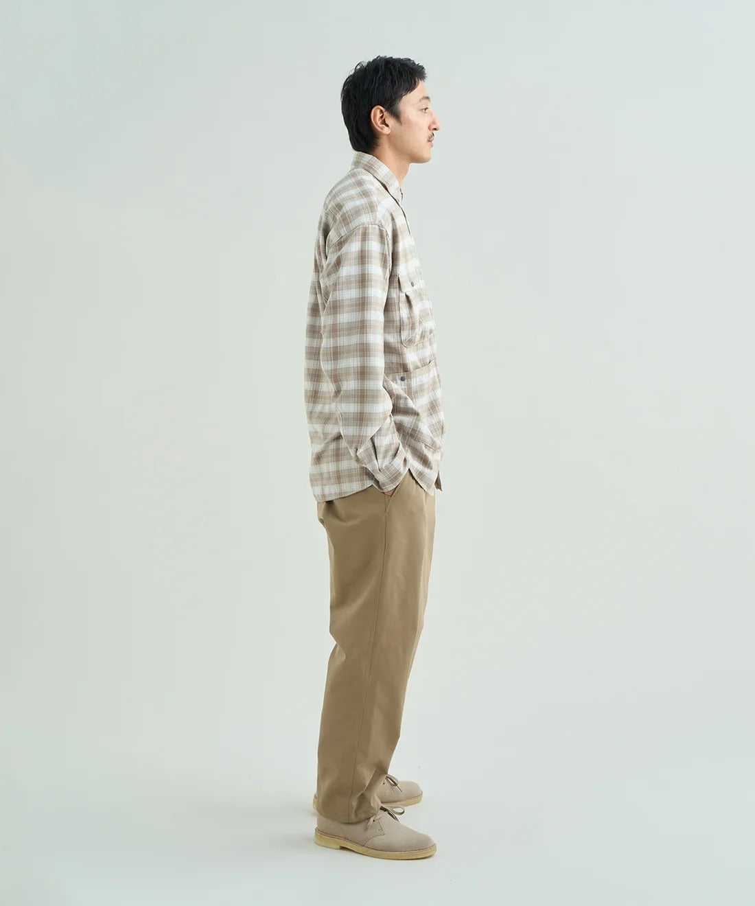 NANGA / GRID TARTAN CAMP SHIRT 格紋機能露營襯衫