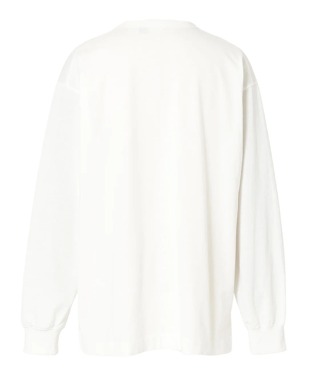 NANGA / ECO HYBRID MESSAGE L/S TEE 再生棉刺繡標語長袖T恤