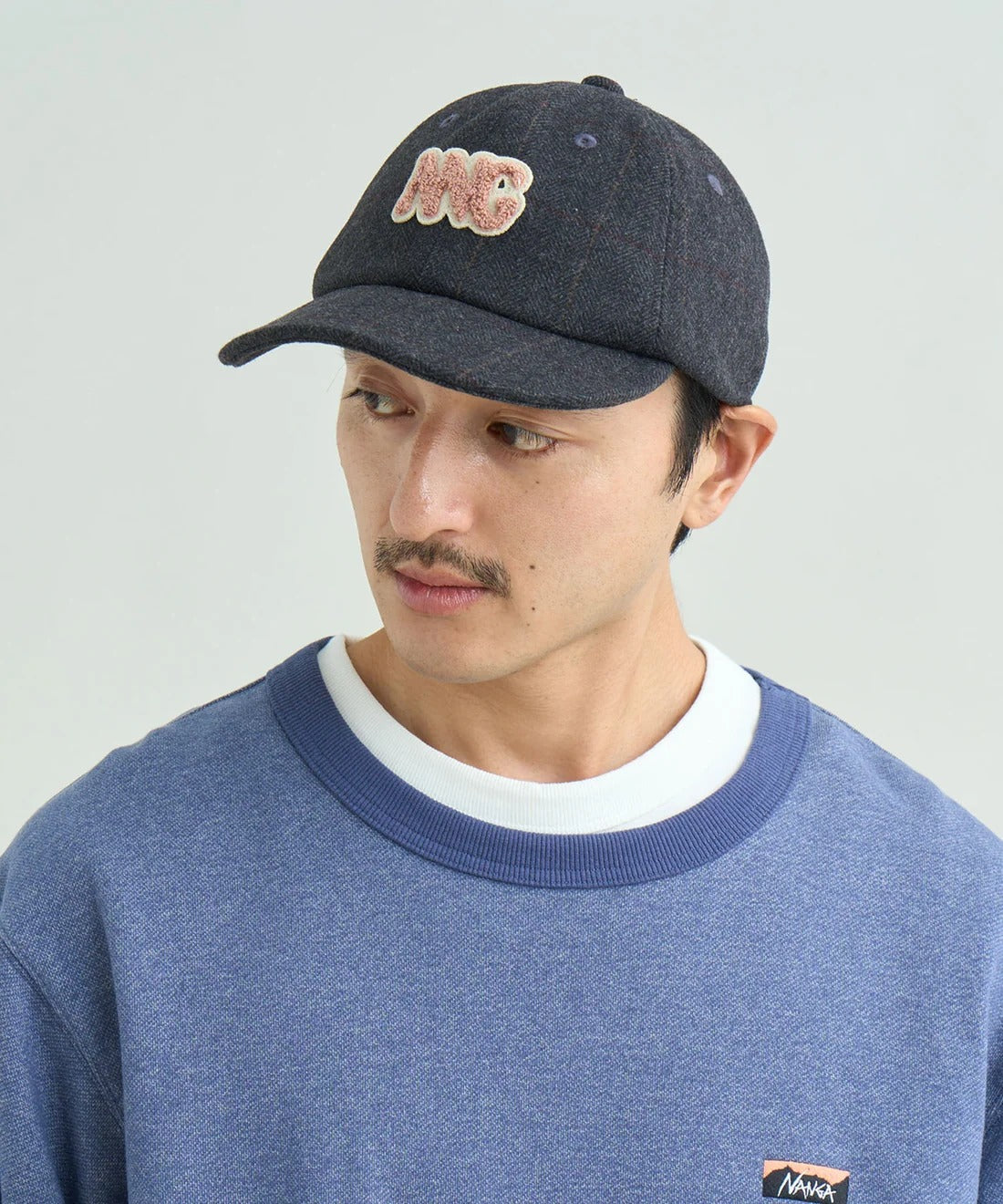 NANGA / SAXONY NNG LOGO CAP 薩克森毛混立體刺繡棒球帽