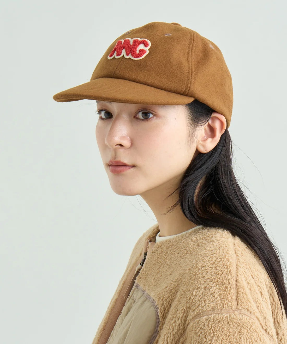 NANGA / SAXONY NNG LOGO CAP 薩克森毛混立體刺繡棒球帽