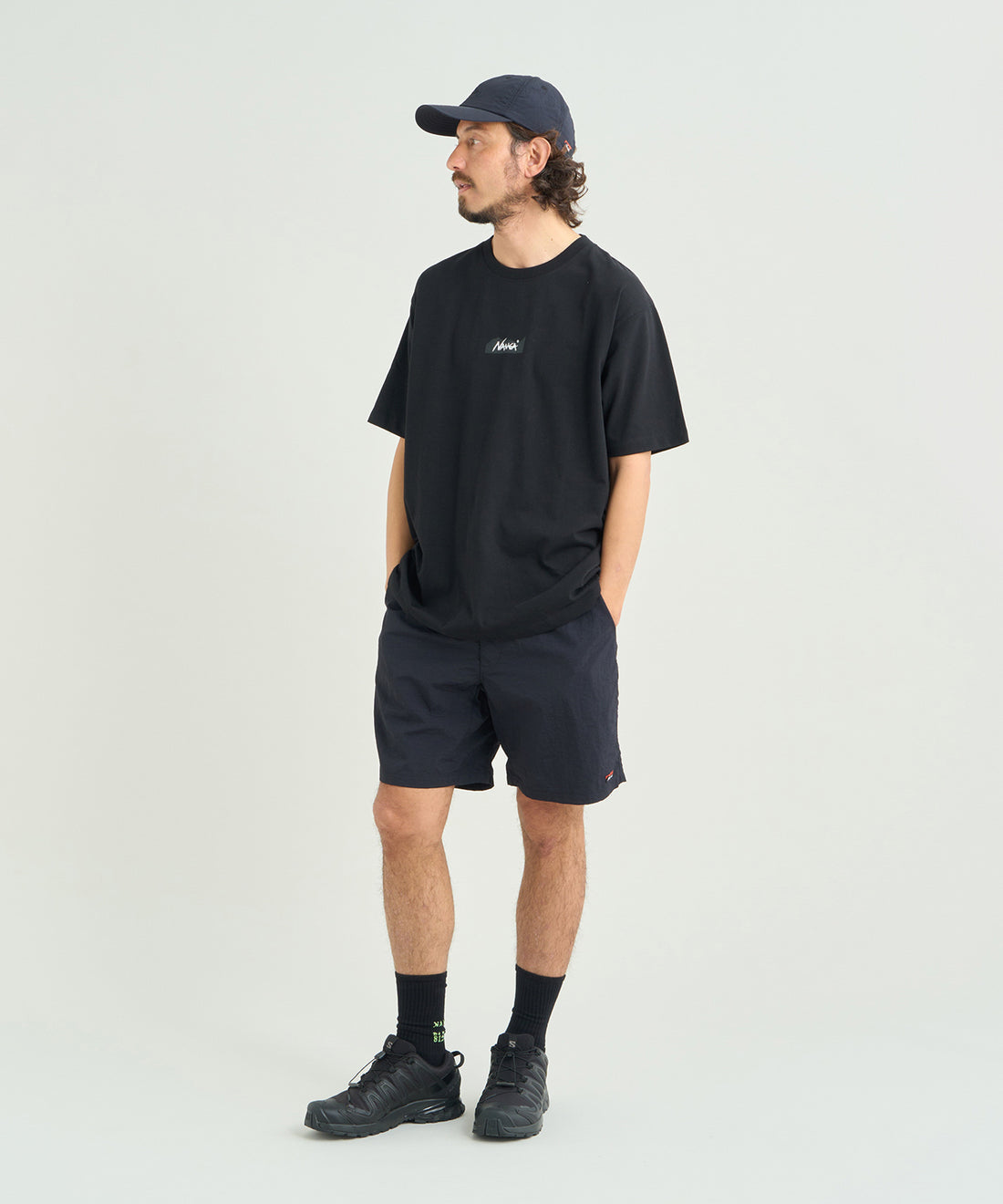 NANGA ECO HYBRID MT LOGO TEE / 山形標誌短袖T恤