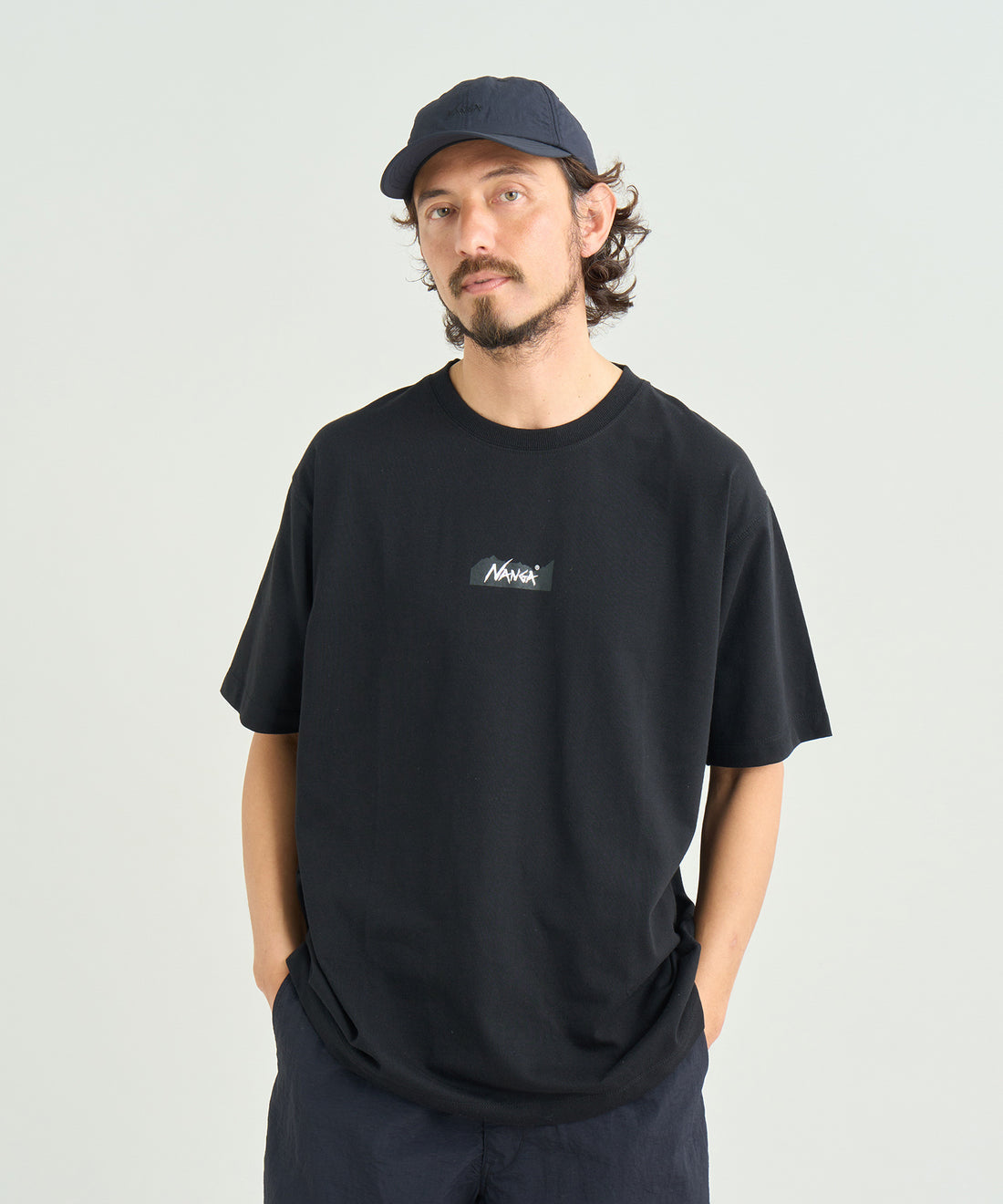 NANGA ECO HYBRID MT LOGO TEE / 山形標誌短袖T恤
