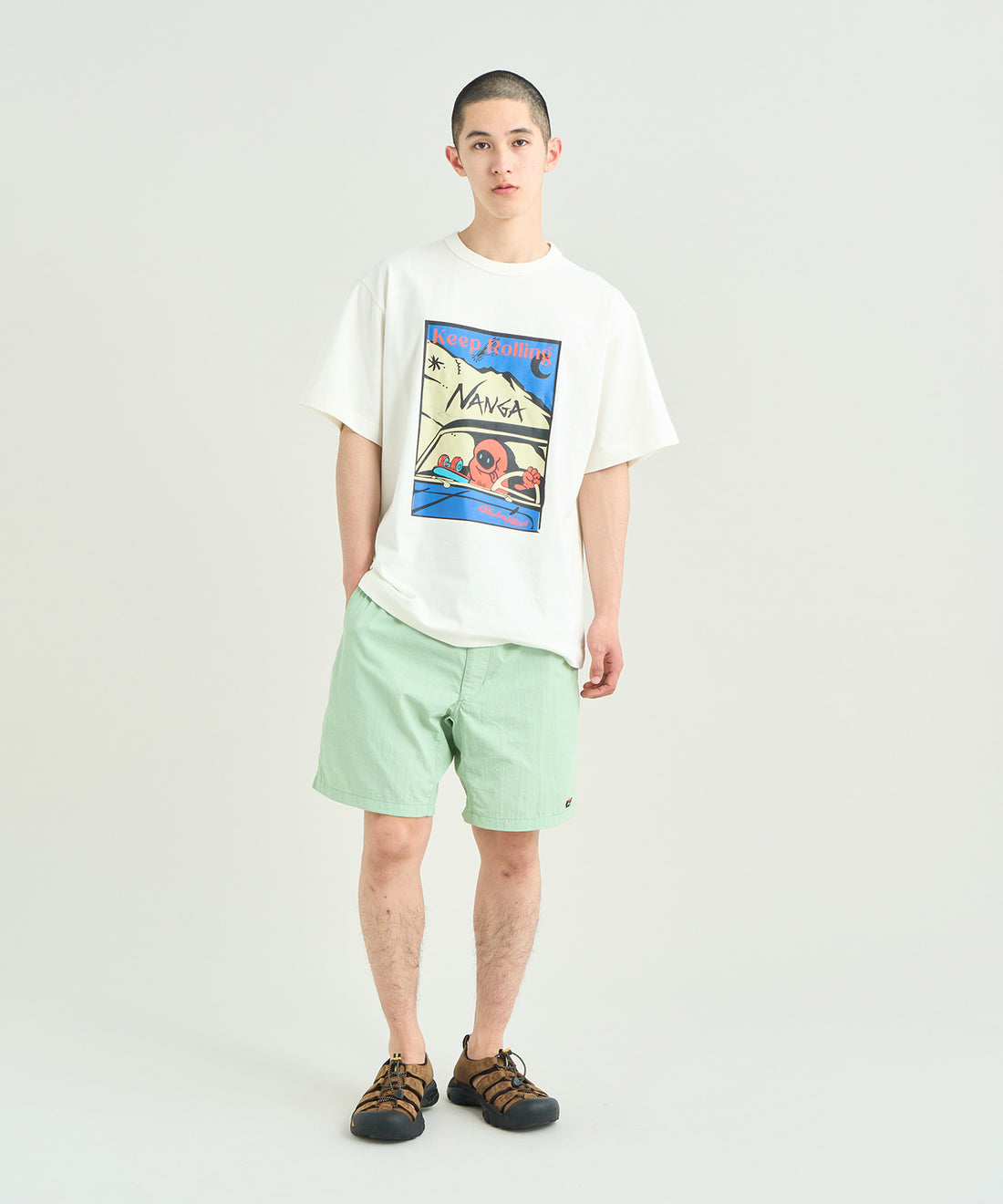NANGA / NYLON TUSSER EASY SHORTS 輕量撥水尼龍機能短褲