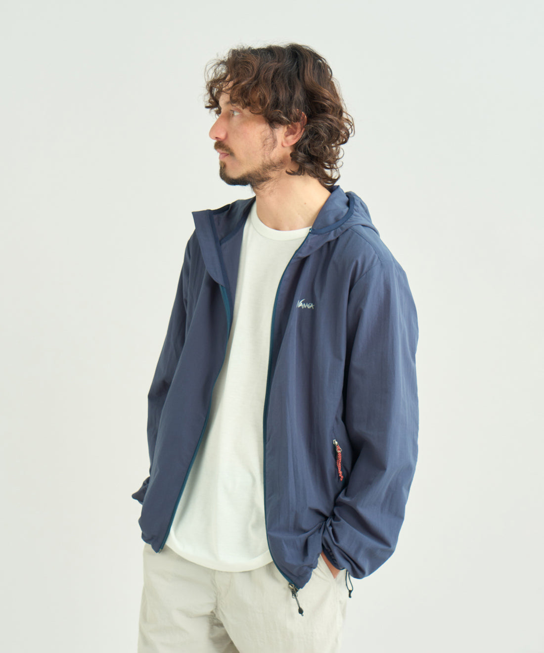 NANGA DotAir® COMFY ZIP PARKA / 透氣輕量 DotAir® 機能拉鍊連帽外套