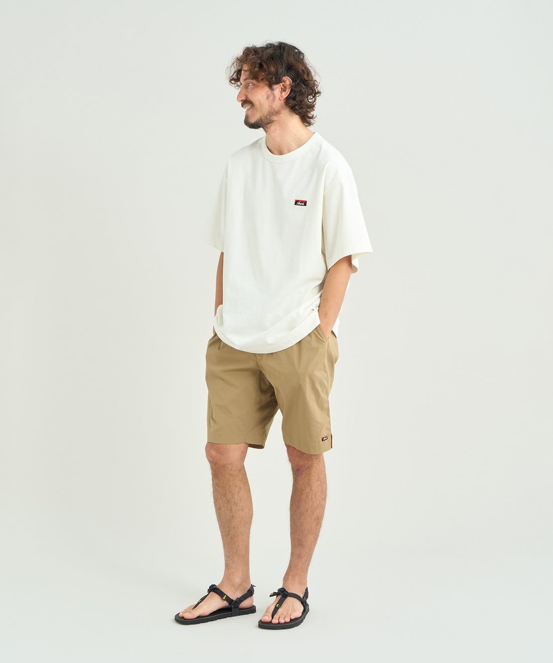 NANGA ECO HYBRID BOX LOGO EMBROIDERY TEE / 刺繡短袖T恤