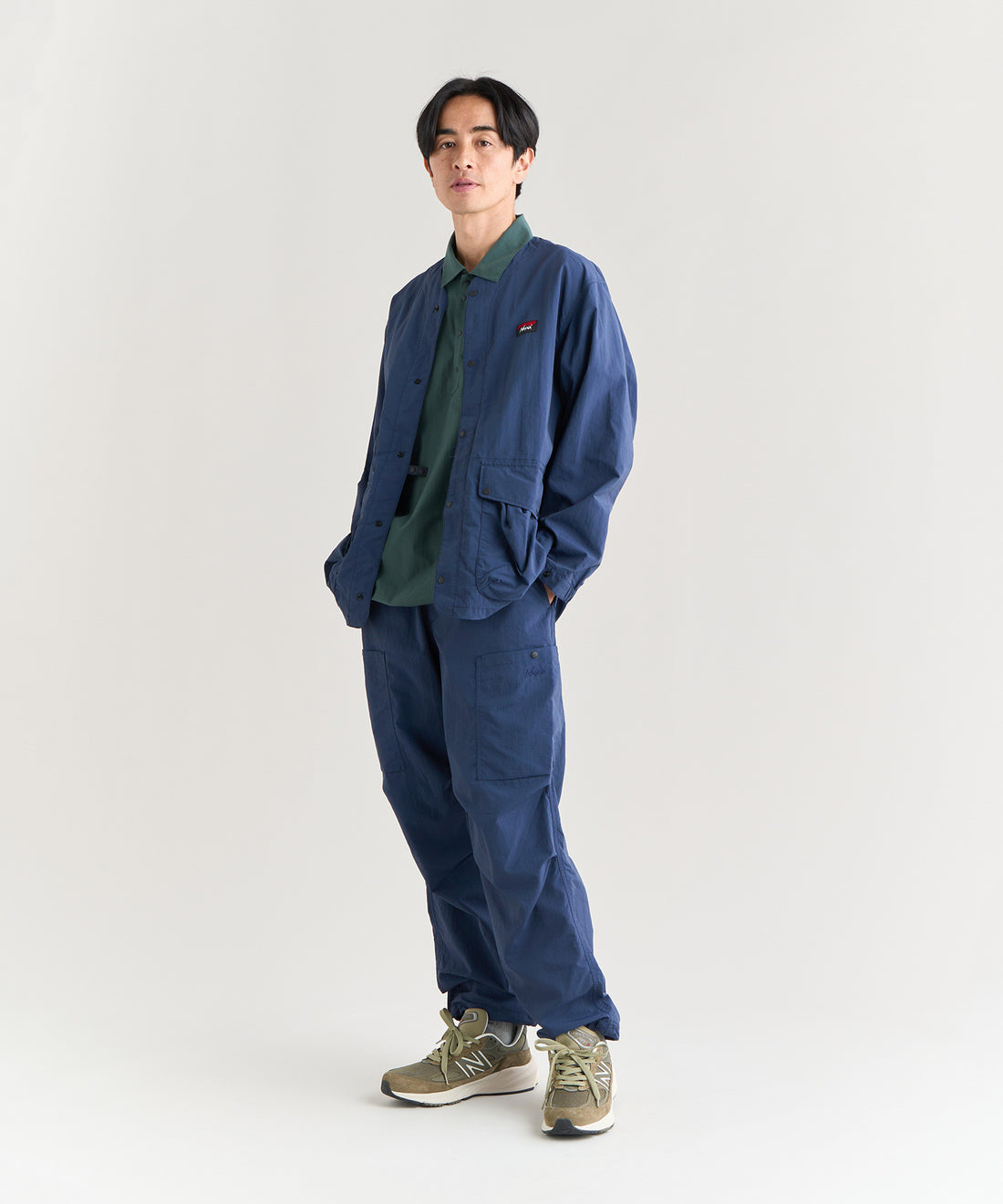 NANGA NYLON TUSSER CARGO PANTS / 輕量 機能抽繩工裝長褲