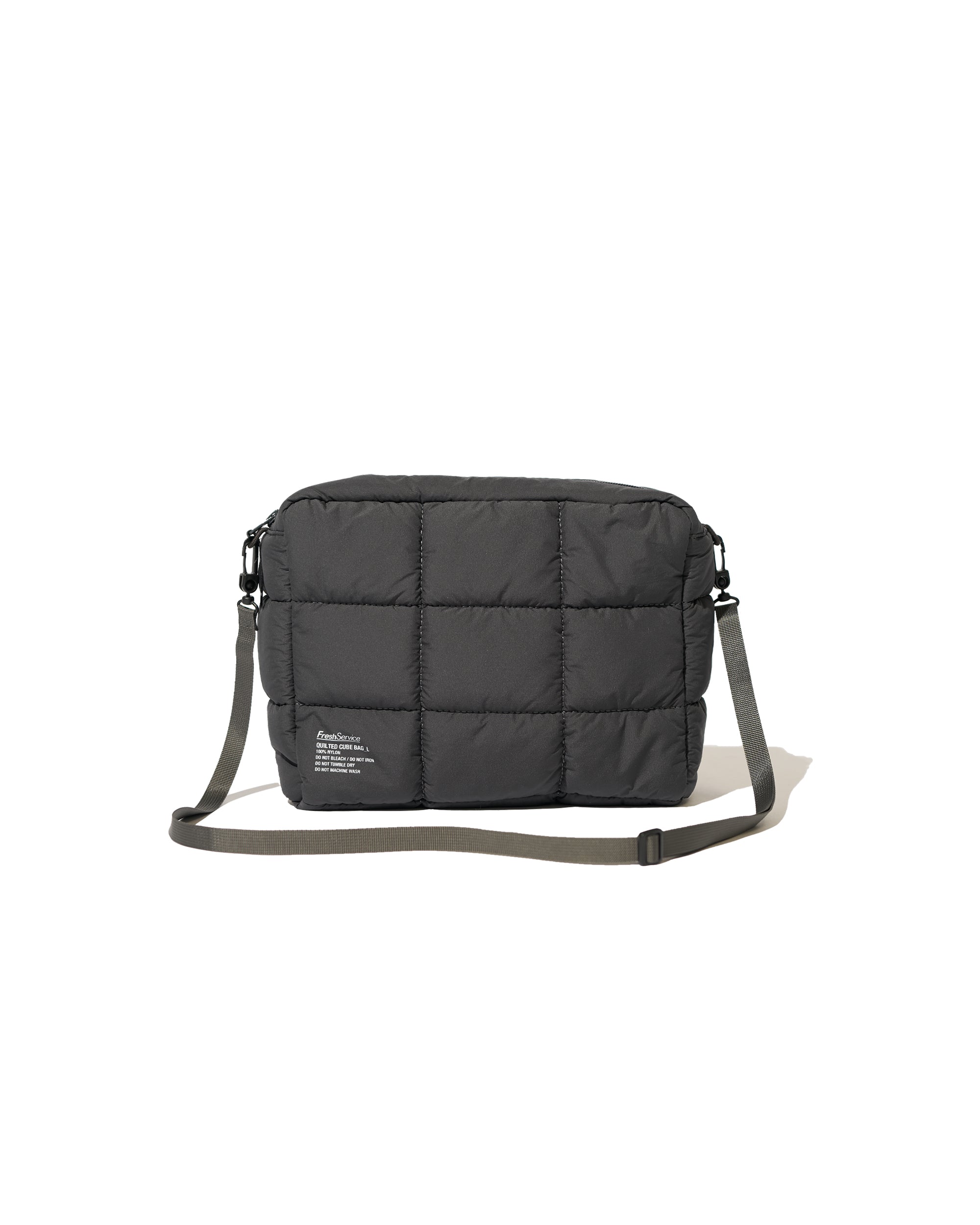 FreshService QUILTED CUBE BAG_L / 立體絎縫立方尼龍肩背包 (大)