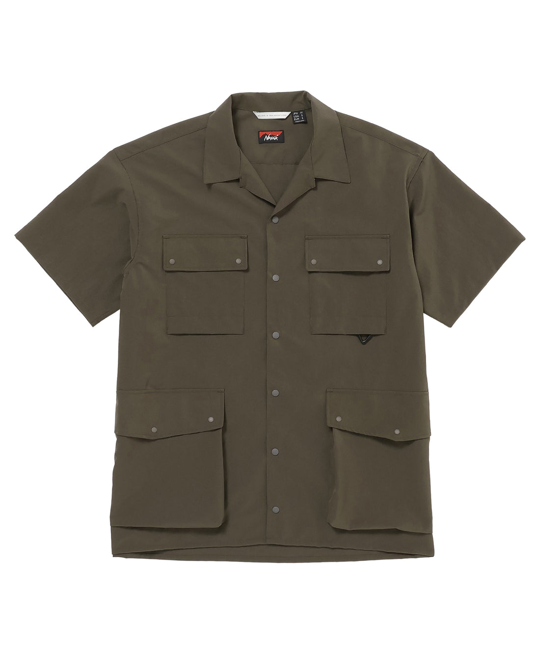 NANGA DotAir® UTILITY PK SHORT SLEEVE SHIRT / 日本直営店限定 DotAir® 機能透氣 Utility 口袋短袖襯衫