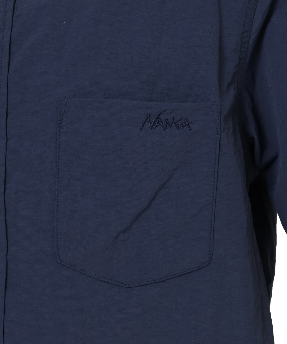NANGA NYLON TUSSER S/S DAILY SHIRT / 日本直営店限定 輕量尼龍塔絲隆開領短袖襯衫