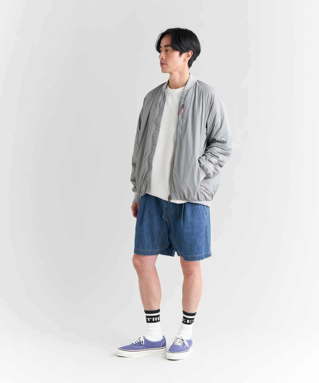 NANGA SOFT DOWN VARSITY BLOUSON(UNISEX) / 輕量軟羽絨 棒球外套
