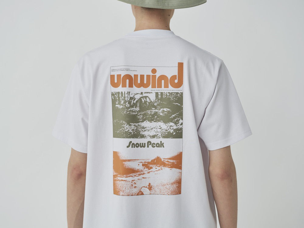 SNOW PEAK Unwind / 圖像印刷 短袖T恤