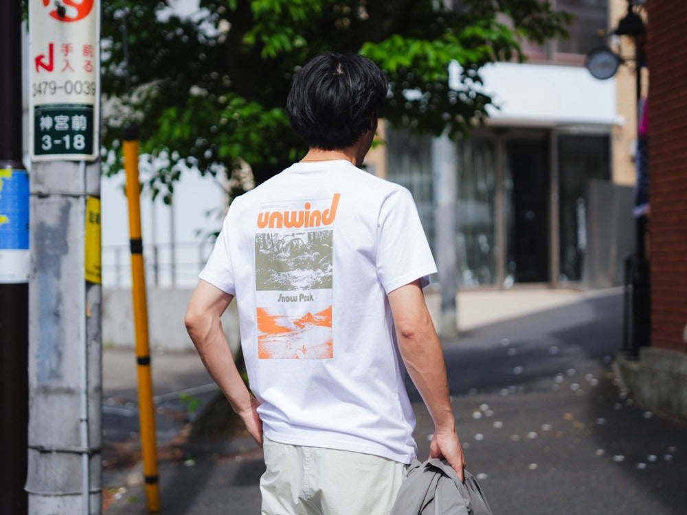 SNOW PEAK Unwind / 圖像印刷 短袖T恤