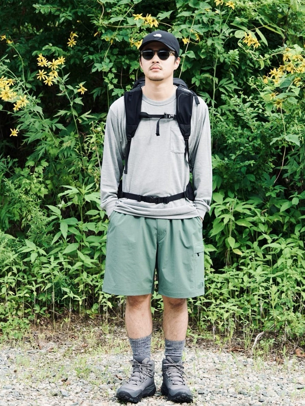 THE NORTH FACE JAPAN NB42501 / 機能彈性尼龍防潑水短褲
