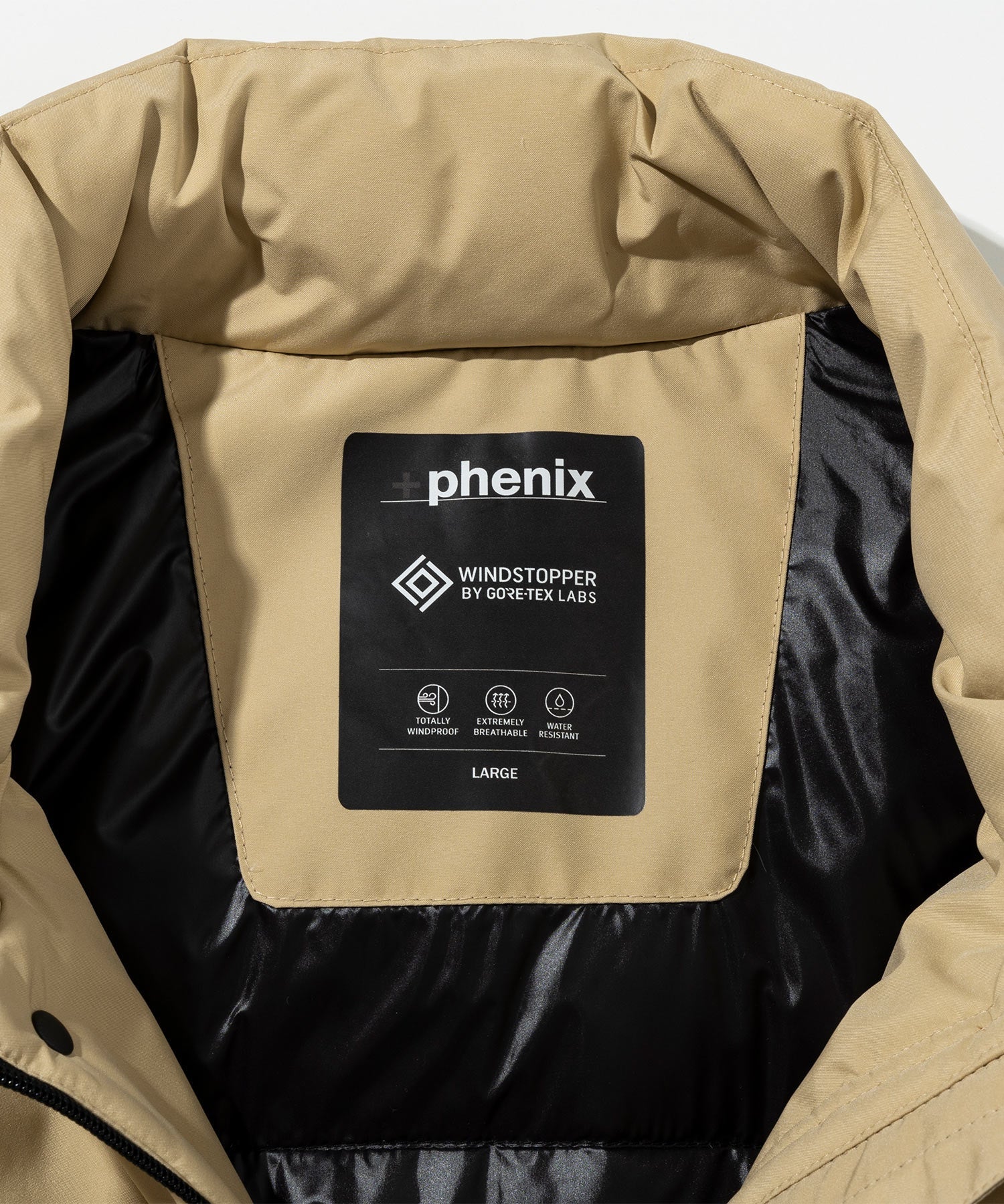 +phenix L-7.2 DOWN JACKET / WINDSTOPPER by GORE TEX LABS / 羽絨外套