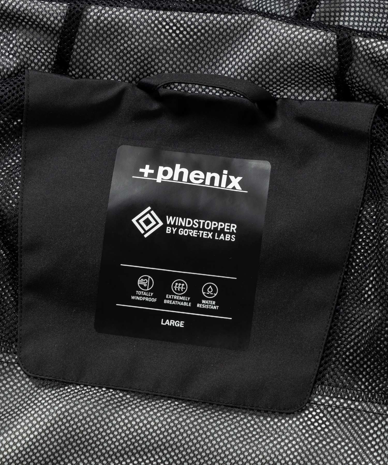 +phenix FUSED FLAP JACKET / WINDSTOPPER by GORE TEX LABS / 防風連帽外套