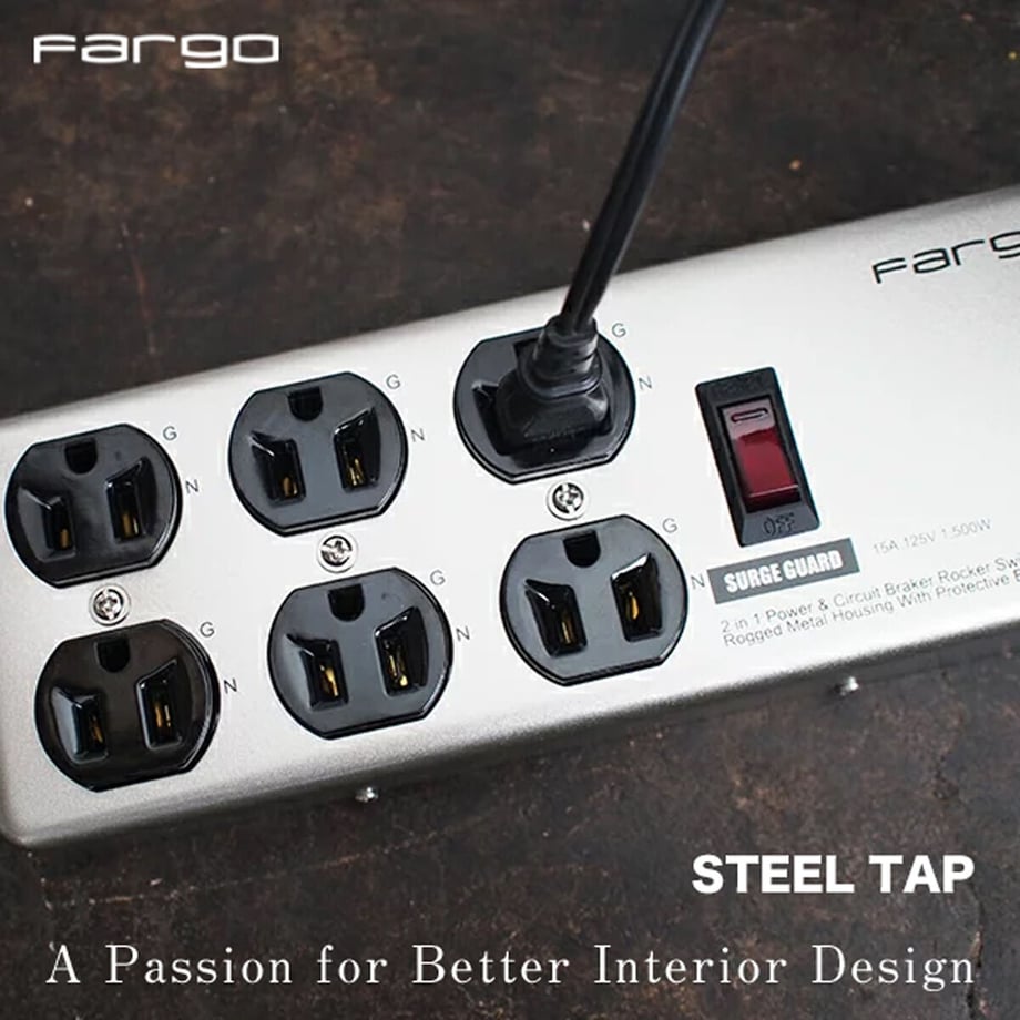 FARGO STEEL TAP AC 6口 / 延長線