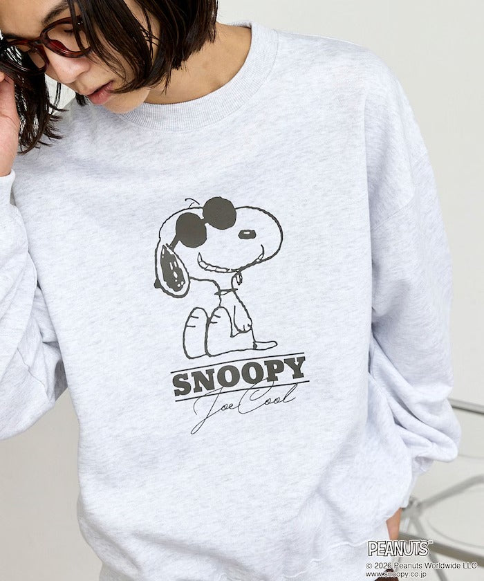 PEANUTS / Snoopy印花刷毛 圓領衫(日本聯名限定)