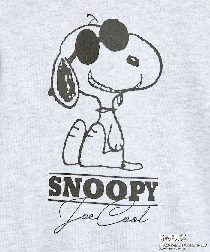 PEANUTS / Snoopy印花刷毛 圓領衫(日本聯名限定)