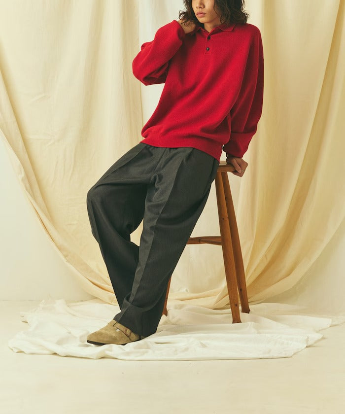 FREAK'S STORE/Relax Fit 毛圈布 針織POLO衫