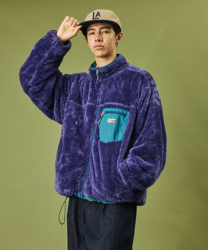 FREAK'S STORE / 雙面穿尼龍刷毛短版外套