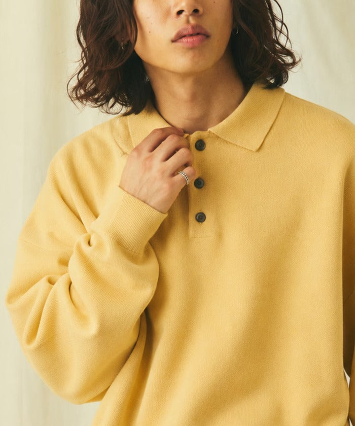 FREAK'S STORE/Relax Fit 毛圈布 針織POLO衫
