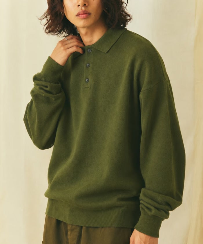 FREAK'S STORE/Relax Fit 毛圈布 針織POLO衫