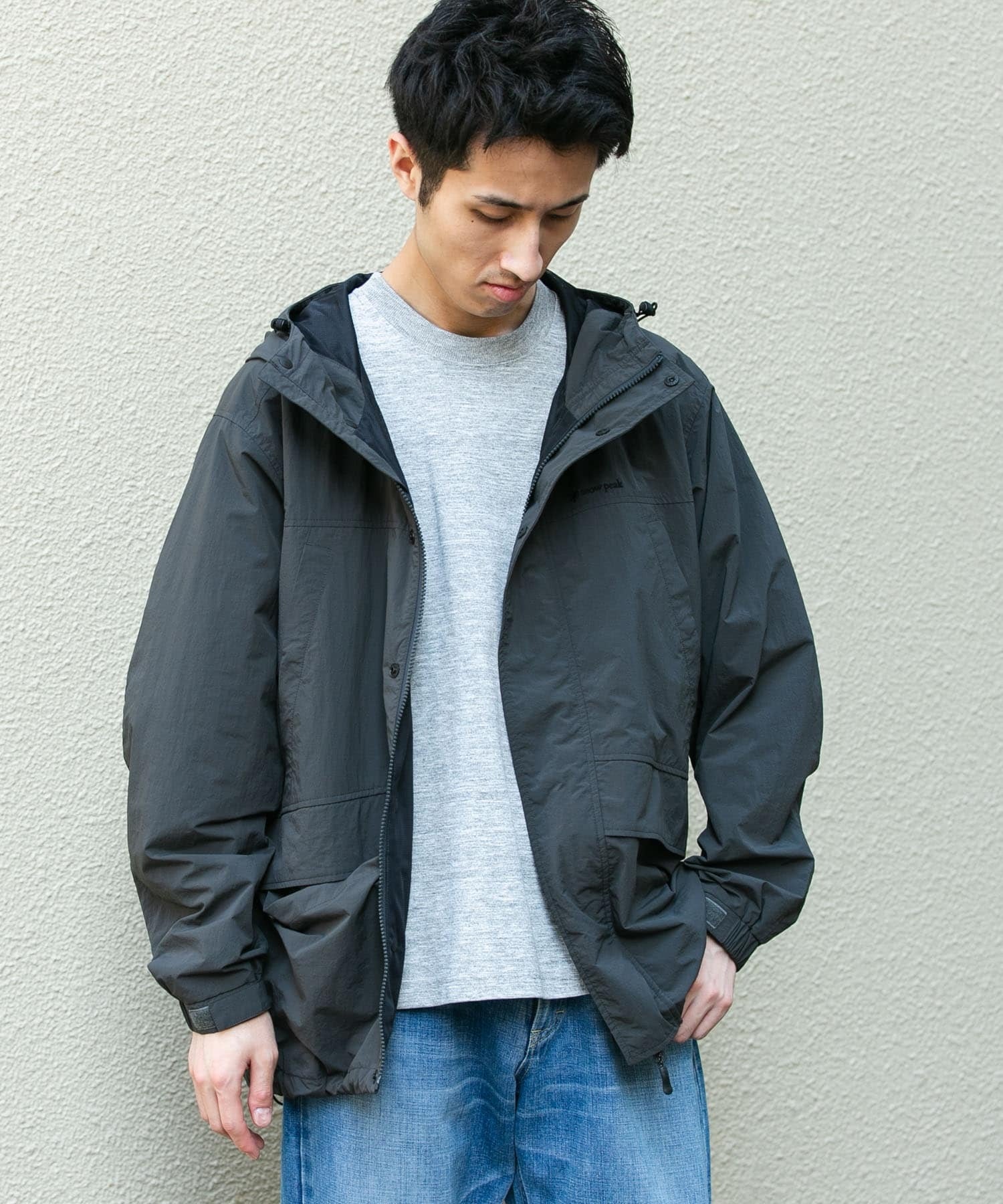 Snow Peak Apparel × DOORS / 日本聯名限定 尼龍潑水連帽外套