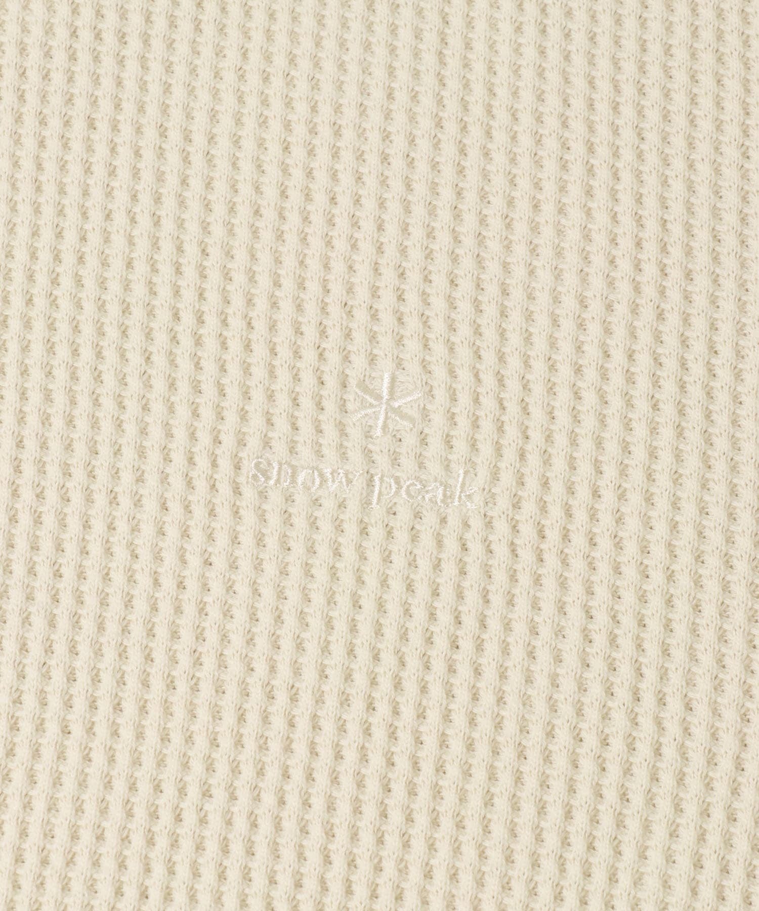 Snow Peak Apparel × DOORS / 日本聯名限定 厚磅華夫格 長袖T恤