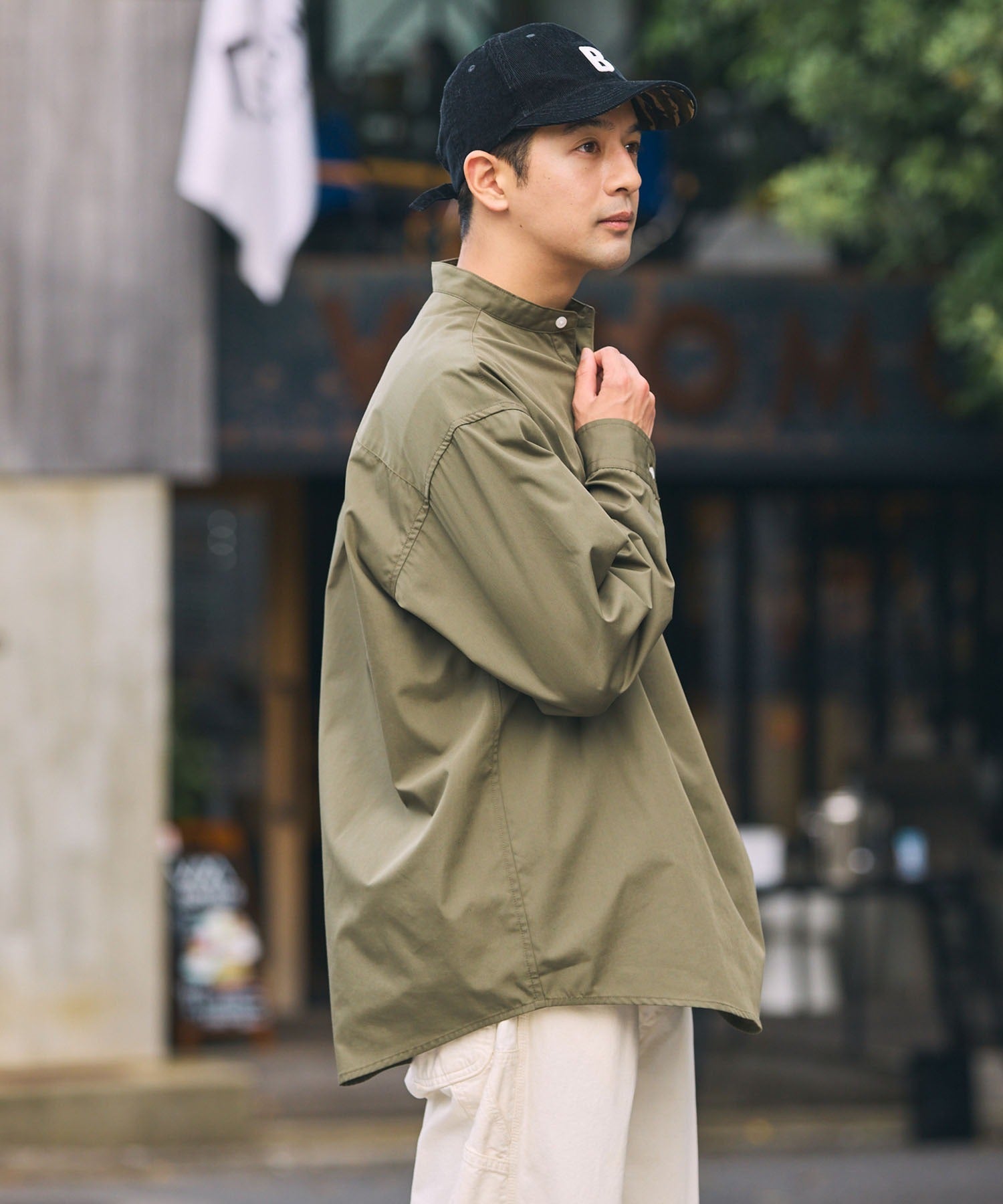 THE CRAFT CREW PRODUCTS / 免燙 抗菌 立領套頭長袖襯衫