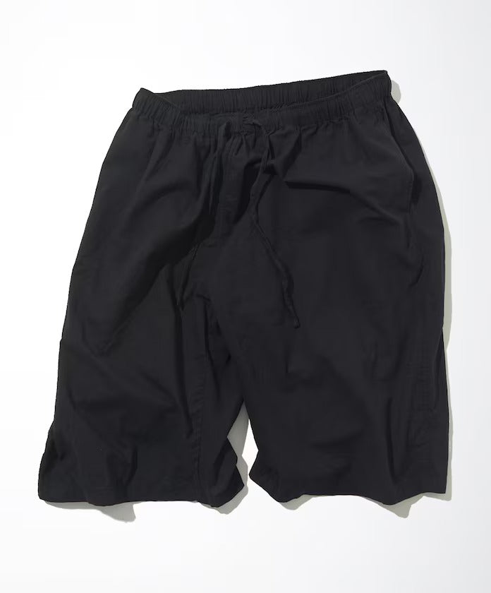 CAHLUMN Cotton Linen Cropped Easy Pant / 棉麻七分鬆緊工裝褲