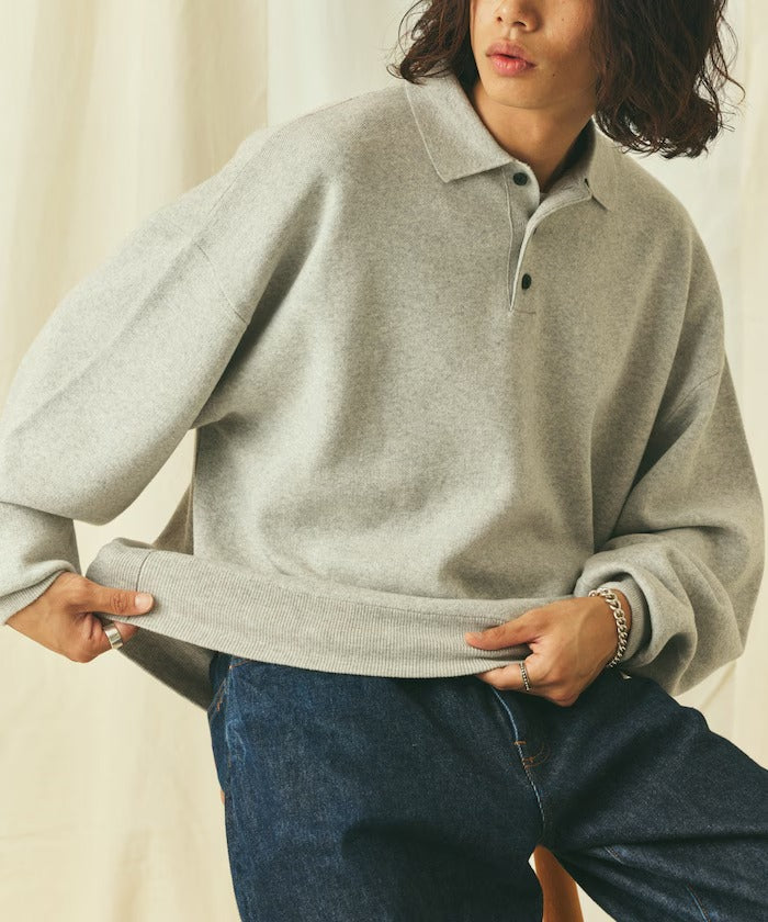 FREAK'S STORE/Relax Fit 毛圈布 針織POLO衫