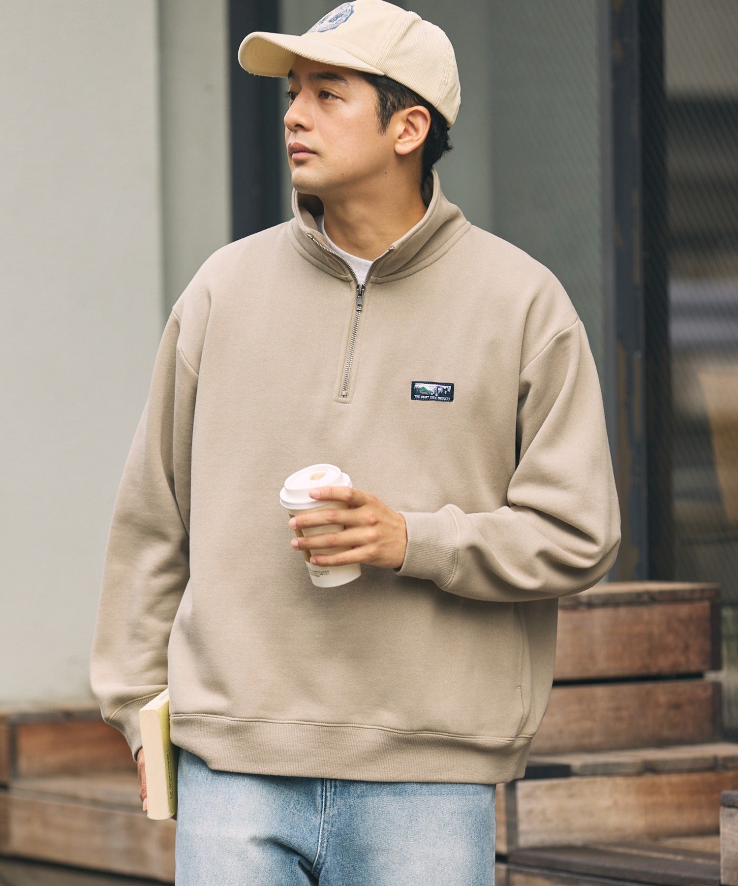 THE CRAFT CREW PRODUCTS/刷毛半開襟衫