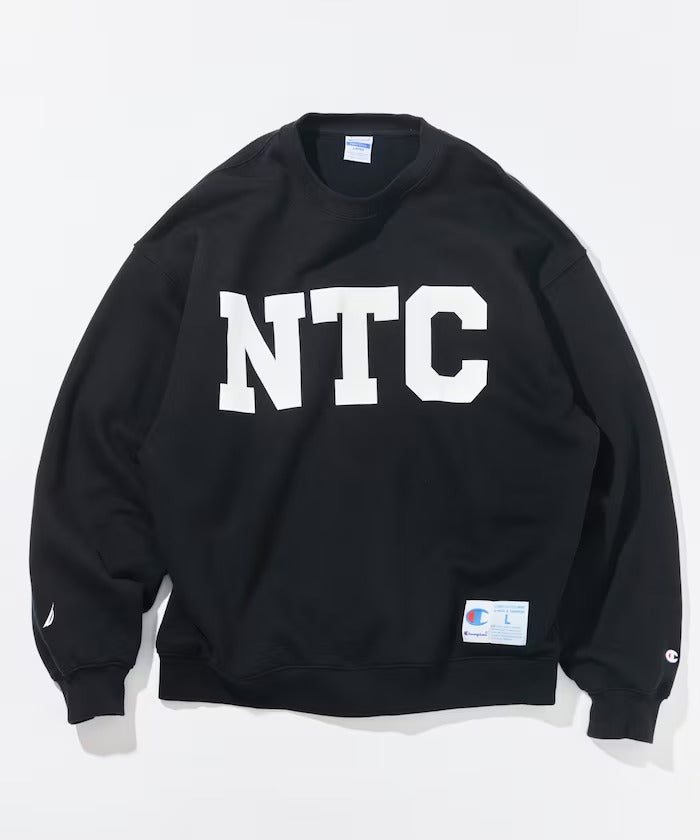 Champion × NAUTICA/日本聯名限定 刷毛 圓領衫