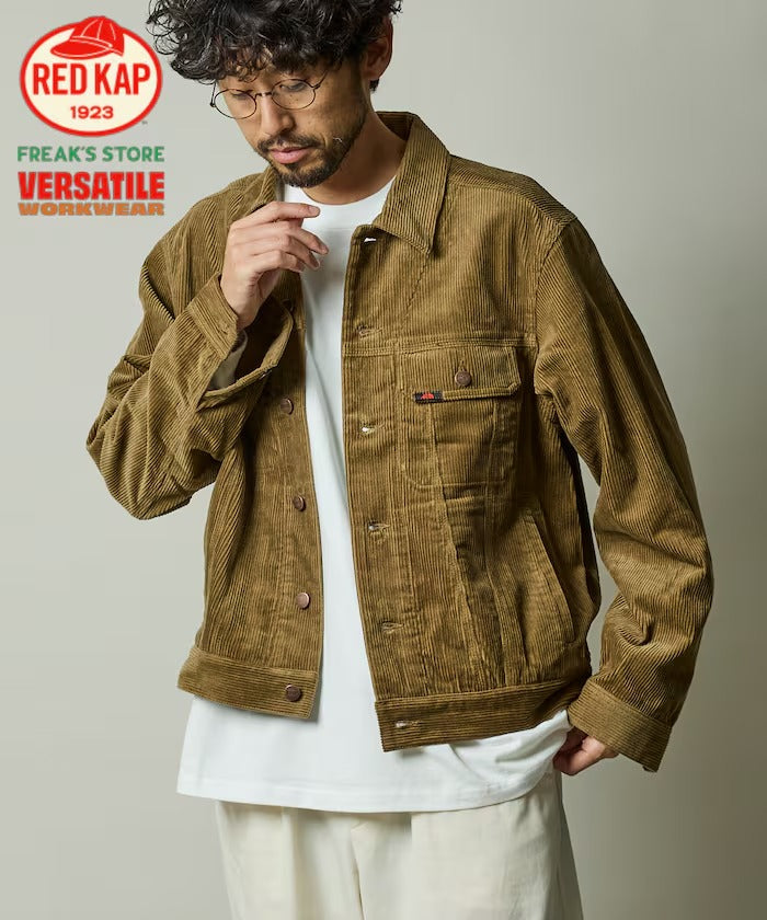 RED KAP × FREAK'S STORE/日本聯名限定SHORT LENGTH 燈芯絨卡車外套