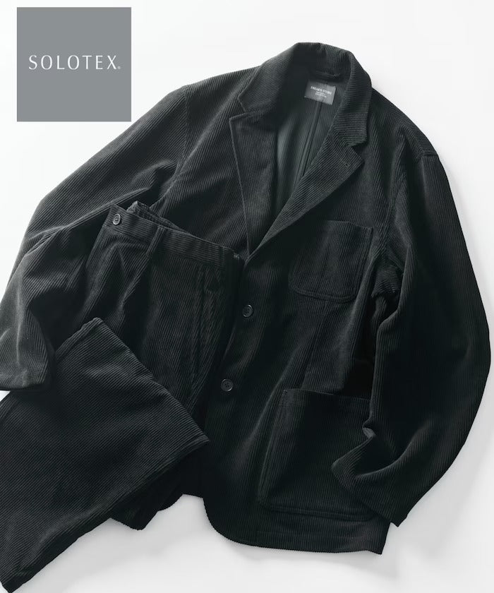 FREAK'S STORE/寬鬆版燈芯絨兩釦西裝外套套裝 Fabric by SOLOTEX(R)