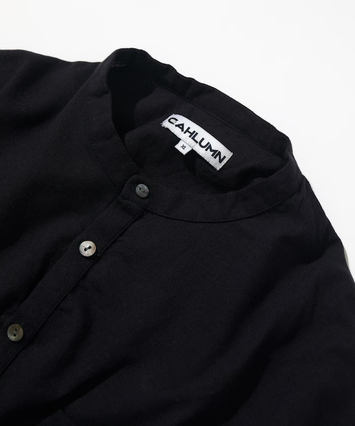 CAHLUMN Cotton Linen Pullover Shirt / 棉麻套頭襯衫