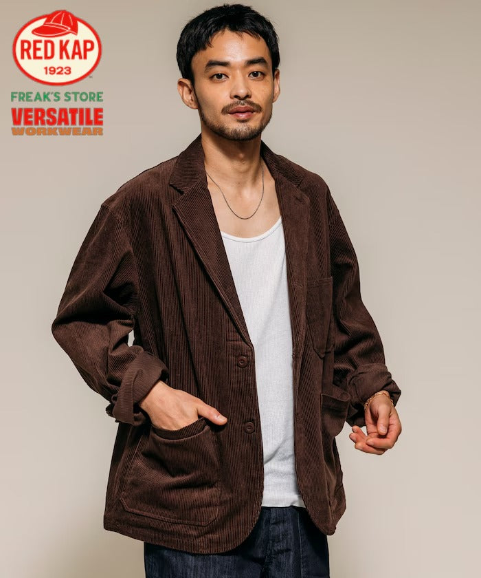 RED KAP × FREAK'S STORE/日本聯名限定 SMU KP-10 寬鬆版燈芯絨外套