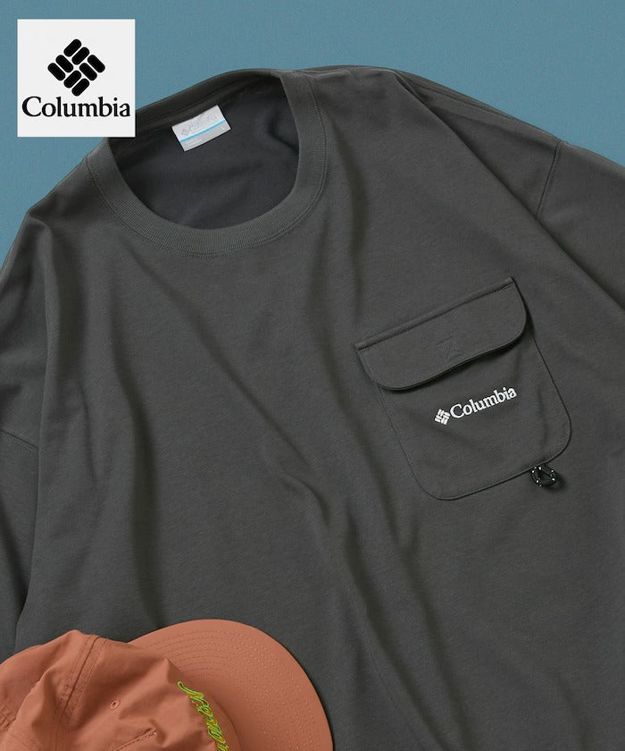 Columbia×FREAK'S STORE/別注口袋 長袖T恤