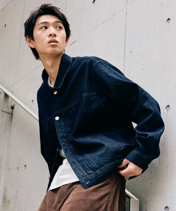 FREAK'S STORE / 限定異材質領 牛仔外套