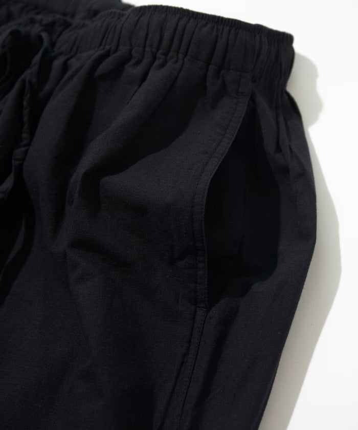 CAHLUMN Cotton Linen Easy Pant / 棉麻鬆緊腰長褲
