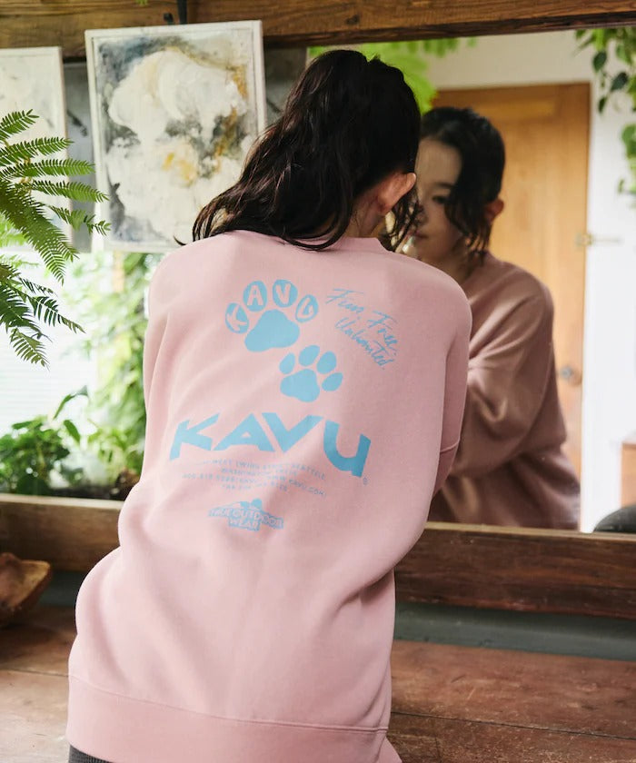KAVU × FREAK'S STORE / 貓掌圖案 圓領衫(日本聯名限定)