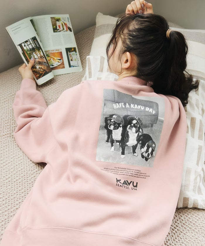 KAVU × FREAK'S STORE / 狗狗圓領衫(日本聯名限定)