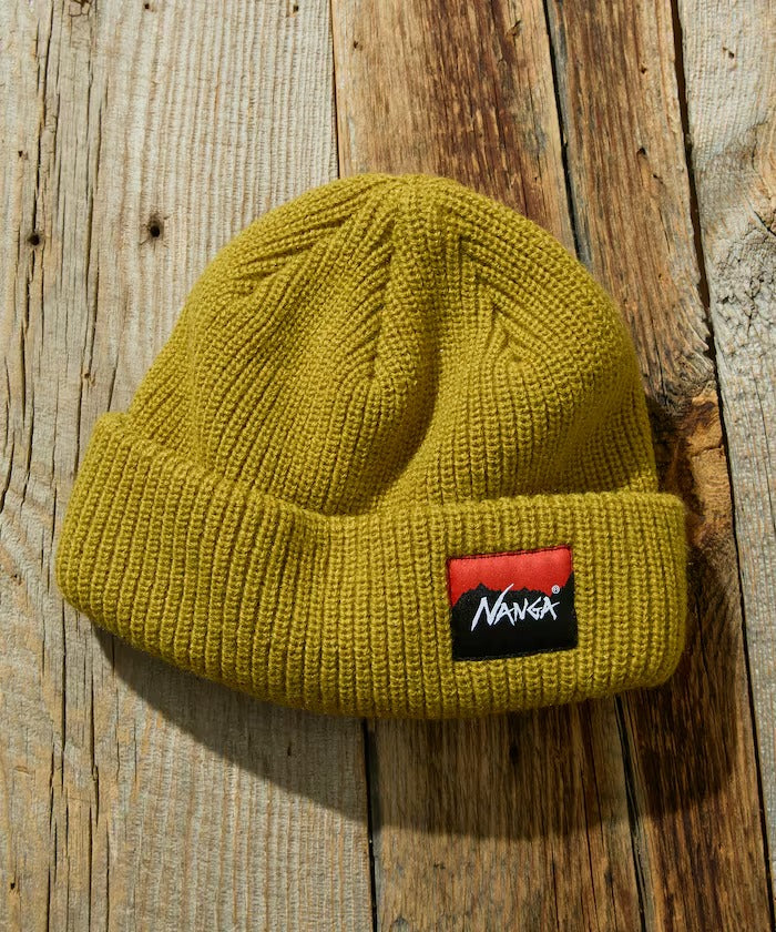 NANGA / BOX LOGO 立體毛線帽