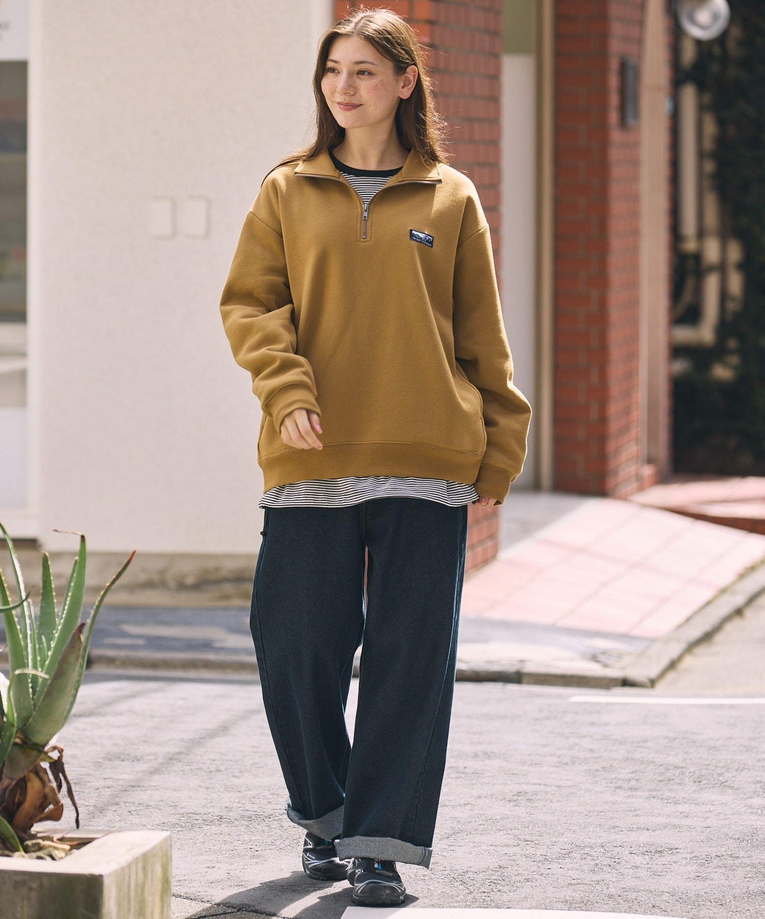 THE CRAFT CREW PRODUCTS/刷毛半開襟衫